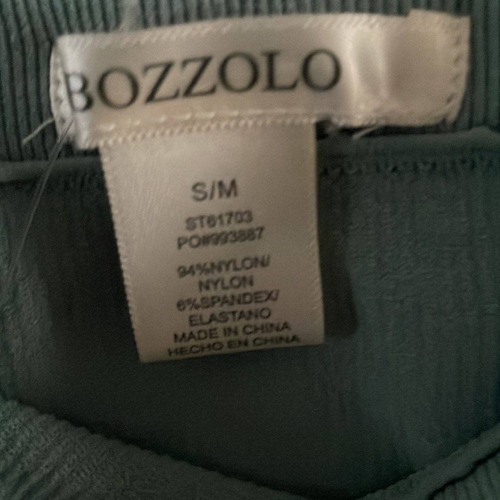 Bozzolo Ribbed Cami/Crop - Picture 2 of 3